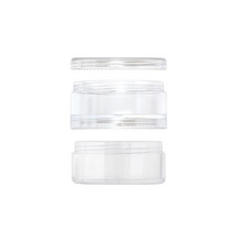 Load image into Gallery viewer, 10 Gram Double Threaded Stackable Jar, Clear - Primehavenstore