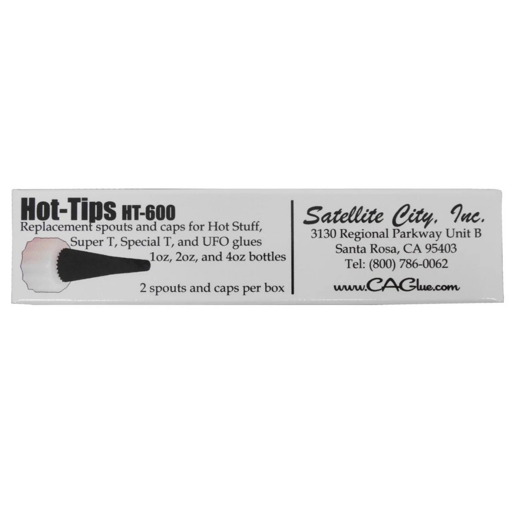 HT-600 Hot Tips Replacement Spouts and Overcaps 2/box - Primehavenstore